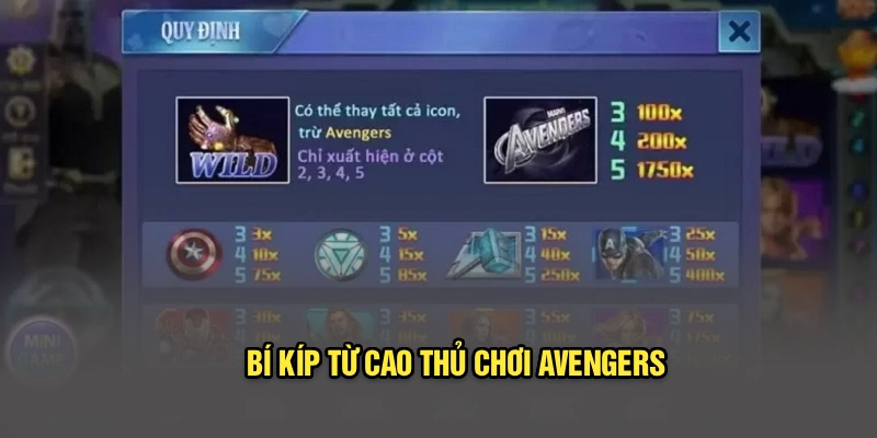 Bí kíp từ cao thủ chơi Avengers