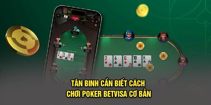 Tân binh cần biết cách chơi Poker betvisa cơ bản